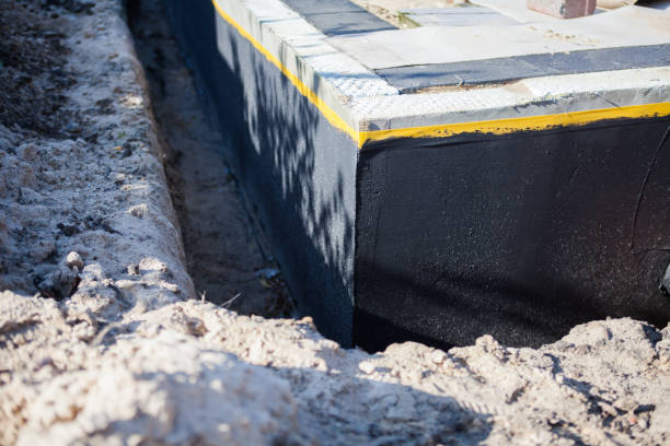 Residential Exterior Waterproofing installation at a Hood, VA home by SJ Waterproofing Pros